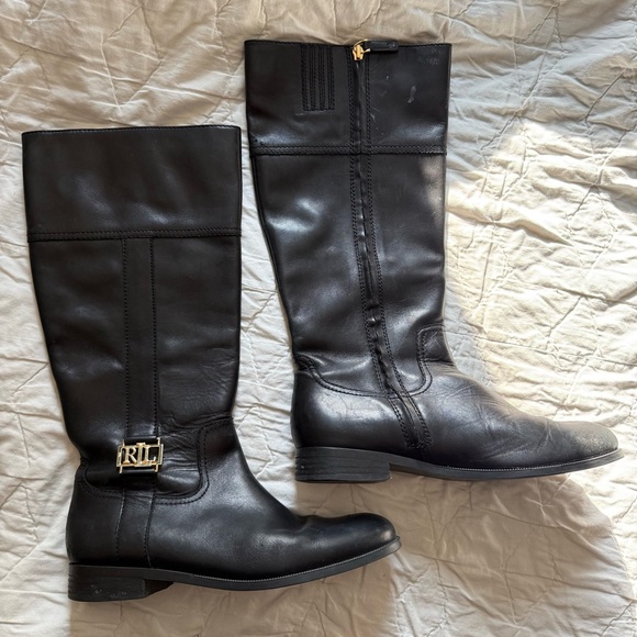 Lauren Ralph Lauren Shoes - Lauren Ralph Lauren Women’s Signature Black Riding Boots